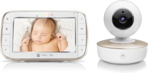 Motorola Nursery VM 855 Connect Baby Monitor met Motorola Nursery App 5 inch Ouderunit 