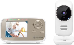 Motorola Nursery VM 483 Babyfoon Video Baby monitor 2.8 inch Ouder Unit Infrarood Digitale Zoom 