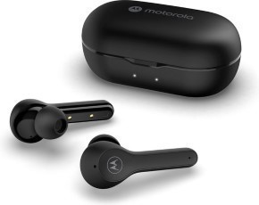 Motorola Sound Draadloze Oordopjes MOTO BUDS 085 In Ear Oordoppen 15 uur Afspeeltijd Compacte Oplaadcase Water en Zweetbestendig Touch en Voice Control Zwart