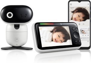 Motorola Nursery PIP1610 HD Connected Wifi babyfoon met Camera en 24|7 Monitoring Full HD met applicatie Nachtzicht, op afstand bestuurbaar, temperatuur