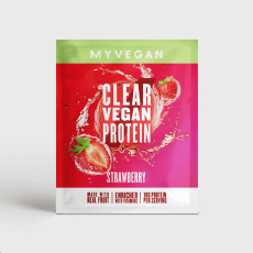 Myvegan Clear Vegan Protein proefverpakking 16g Strawberry