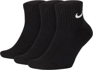 Nike Everyday Cushion Ankle Sokken Sokken Maat 46|50 Unisex zwart|wit