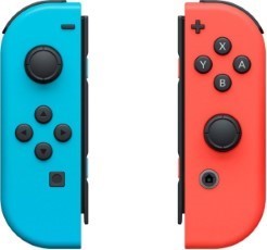 Nintendo Switch Joy Con Controller paar Neon Rood en Blauw