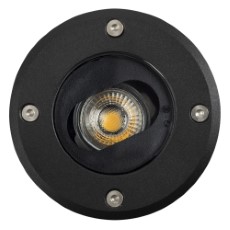 Nostalux Richtbare Grondspot LED 12 Rond zwart incl. GU10