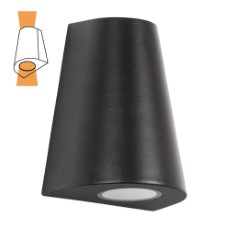 Nostalux Wandlamp Cone Up|Down cone lamp zwart