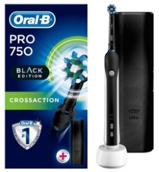 Oral B Pro 750 Elektrische Tandenborstels Cross Action Black 1 Borstel