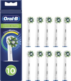 Oral B CrossAction Met CleanMaximiser technologie Opzetborstels 10 Stuks