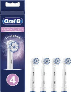 Oral B Sensitive Clean Opzetborstels 4 Stuks