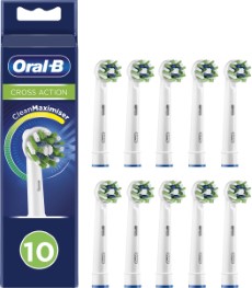 Oral B CrossAction Met CleanMaximiser technologie Opzetborstels 10 Stuks