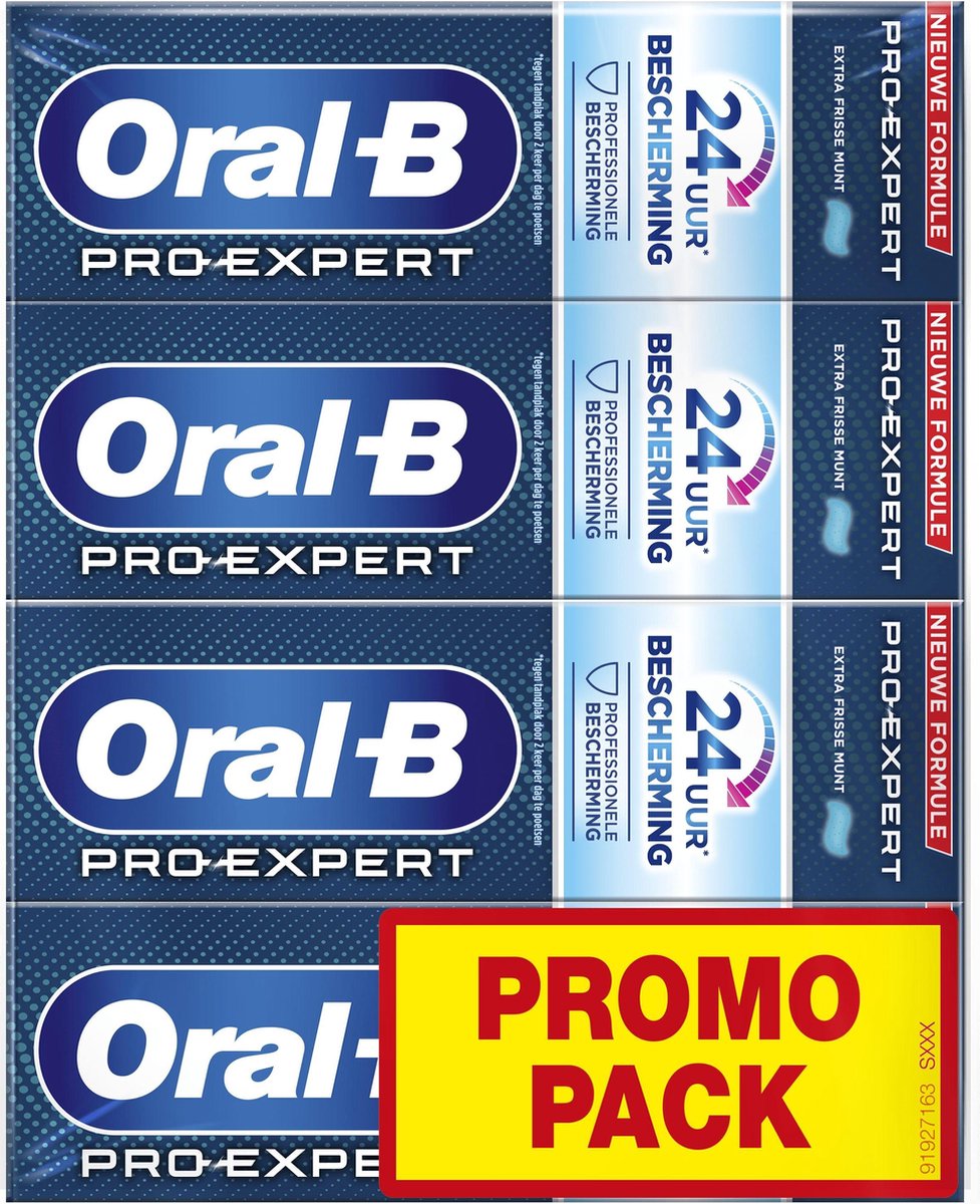 Oral B Pro Expert Professional Protection Tandpasta Voordeelverpakking 4x75ml