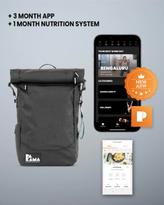 Pakama Athletics Bag 2.0 XXL Bundle plus Nutrition System 1 Month Berlin Black