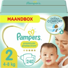 Pampers Premium Protection Luiers Maat 2 4 8kg 240 stuks Maandbox