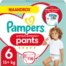 Pampers Premium Protection Pants Luierbroekjes Maat 6 15 kg 116 Stuks Maandbox