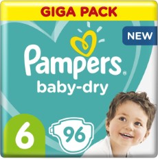 Pampers Baby Dry Maat 6 13 18kg 96 Luiers Giga Pack