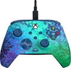 PDP Gaming Rematch Bedrade Controller Xbox Series X Glitch Green