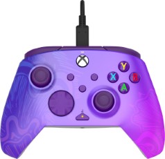 PDP Gaming Rematch Bedrade Controller Xbox Series X Purple Fade