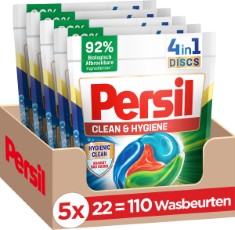 Persil 4in1 Discs Clean en Hygiene Wascapsules 110 wasbeurten