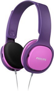 Philips SHK2000 Kids Koptelefoon On Ear Volumebegrenzing Roze|Paars