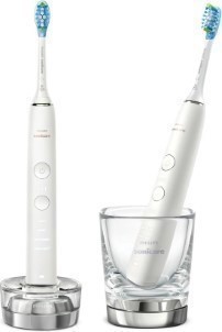 Philips Sonicare DiamondClean 9000 HX9914|55 Elektrische tandenborstel Wit 2 stuks