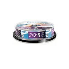Philips DVD R 4.7GB 16x 10 stuks (Spindel) 9865330031