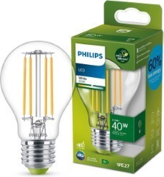 Philips LED lamp Transparant 40 W E27 warmwit licht