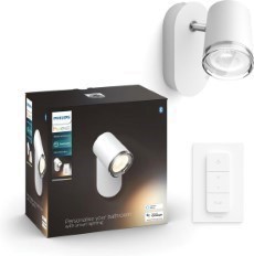 Philips Hue Adore badkamer 1 Warm tot koelwit licht plus Hue dimmer switch MA 34085500 Wit