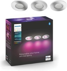 Philips Hue Xamento badkamer set van 3st Wit en gekleurd licht plus Bluetooth MA 35539200 Chroom