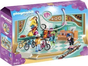 Playmobil City Life Fiets en skatewinkel 9402