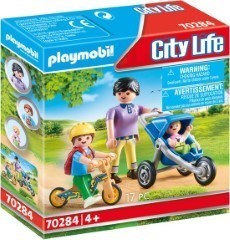 Playmobil City Life Mama met kinderen 70284