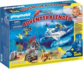 Playmobil Christmas Adventskalender badplezier politieduikmissie 70776