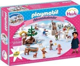 Playmobil Adventskalender 70260 Heidis Winterwereld, voor kinderen vanaf 4 jaar. Verjaardag Sinterklaas Kerst