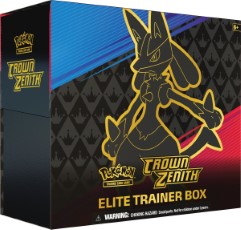 Pokemon Sword en Shield Crown Zenith Elite Trainer Box Pokemon Kaarten