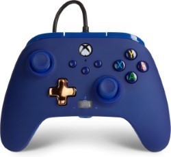 PowerA Geavanceerde Bedrade Controller Xbox Series X plus S en Xbox One Midnight Blue