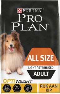 Pro Plan Dog Adult Light Sterilised Kip en Rijst | 3 KG