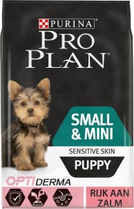 Pro Plan Puppy Small en Mini Sensitive Skin Honden Droogvoer Zalm | 3 KG