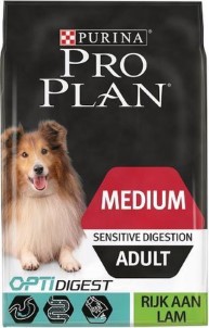Pro Plan Adult Medium en Large Sensitive Digestion Honden Droogvoer Lam | 14 KG