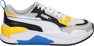 Puma X Ray 2 Square Sneaker Zwart|Grijs|Wit|Geel Maat 36