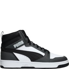Puma Rebound Halfhoge Sneaker Heren Zwart|Grijs Maat 41