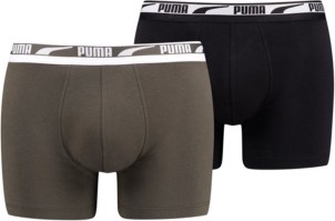 Puma Boxershorts Multi Logo 2 pack Forest Night Combo XL