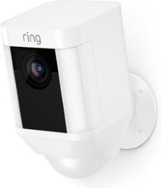 Ring Spotlight Cam Batterij Beveiligingscamera Wit