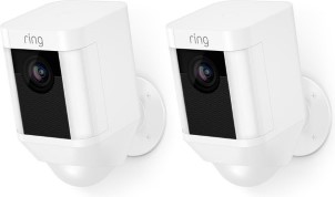 Ring Spotlight Cam Batterij Beveiligingscamera Wit 2 stuks