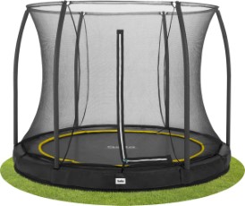 Salta Comfort Edition Ground inground trampoline met veiligheidsnet 213 cm Zwart