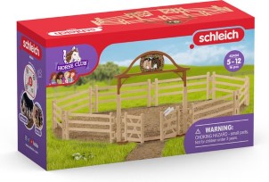 Schleich Horse Club Paardenwei met toegangspoort Accessoires Kinderspeelgoed voor Jongens en Meisjes 5 tot 12 jaar 42434