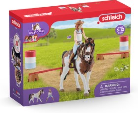 Schleich Horse Club Speelfigurenset Hannahs Western Rijset Kinderspeelgoed voor Jongens en Meisjes 5 tot 12 jaar 12 Onderdelen 42441