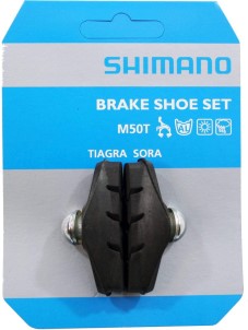 Shimano Remblokken M50t V brake 50 X 12 Mm Zwart