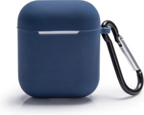 Silvergear Apple Airpods Case Siliconen Blauw