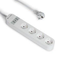 Silvergear Slimme Wifi Stekker met USB A en USB C Poorten Smart Stekkerdoos