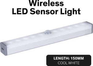 Sinji LED Lamp Bewegingssensor Kastverlichting op batterij 15 cm