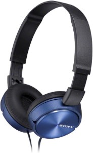 Sony MDR ZX310 On ear koptelefoon Blauw