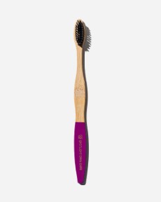 Spotlight Oral Care Purple Bamboo Toothbrush
